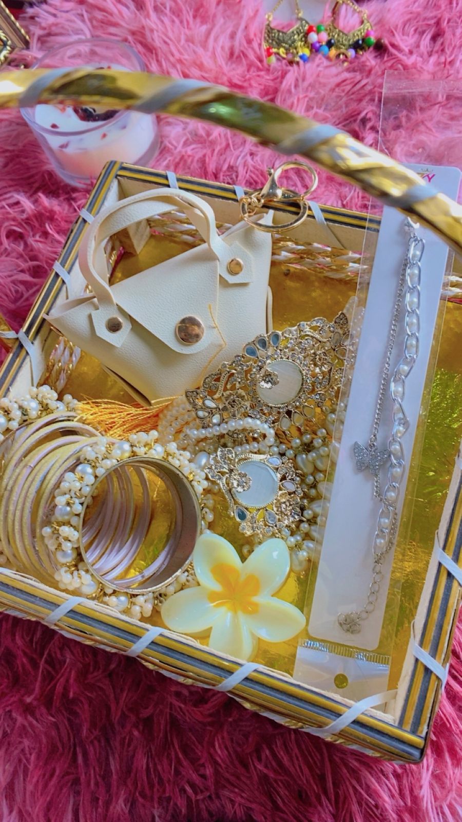 Yellow gift box
