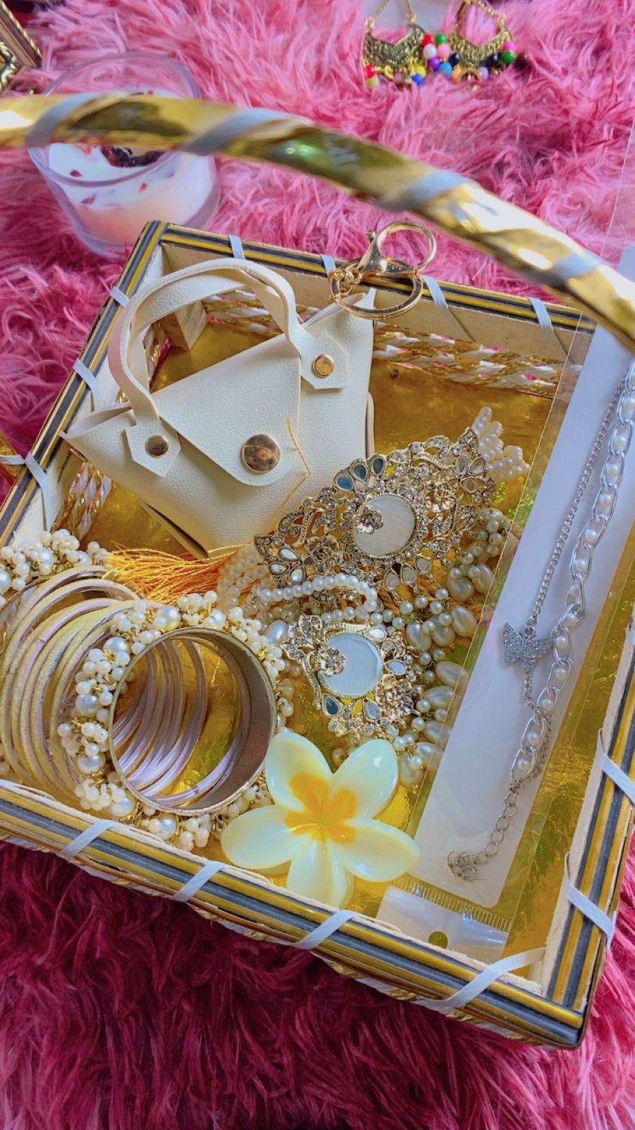 Yellow gift box